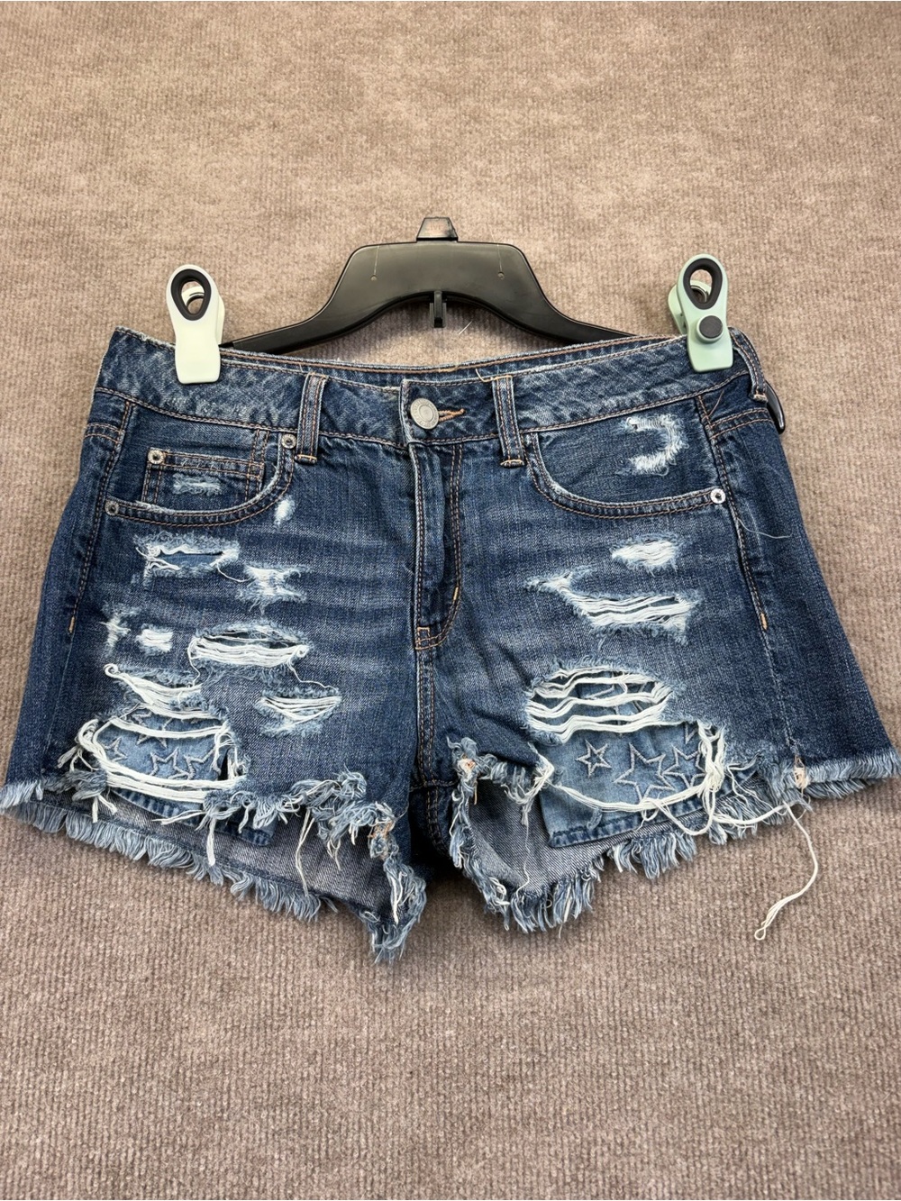 American Eagle Distressed Denim Shorts Women's Size 2